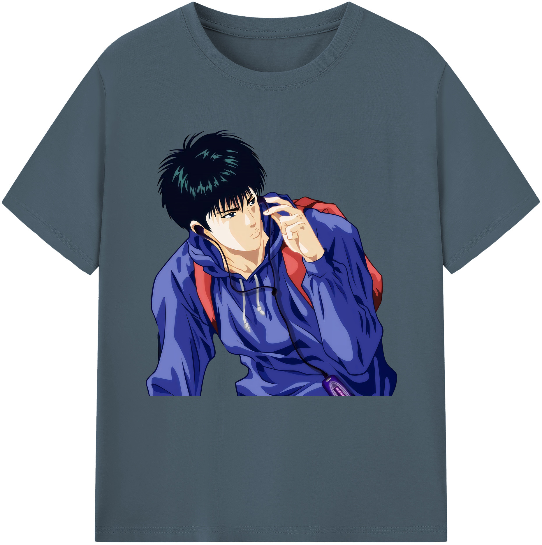 SLAM DUNK／スラムダンク 綿100％半袖Tシャツ（フロントプリント）